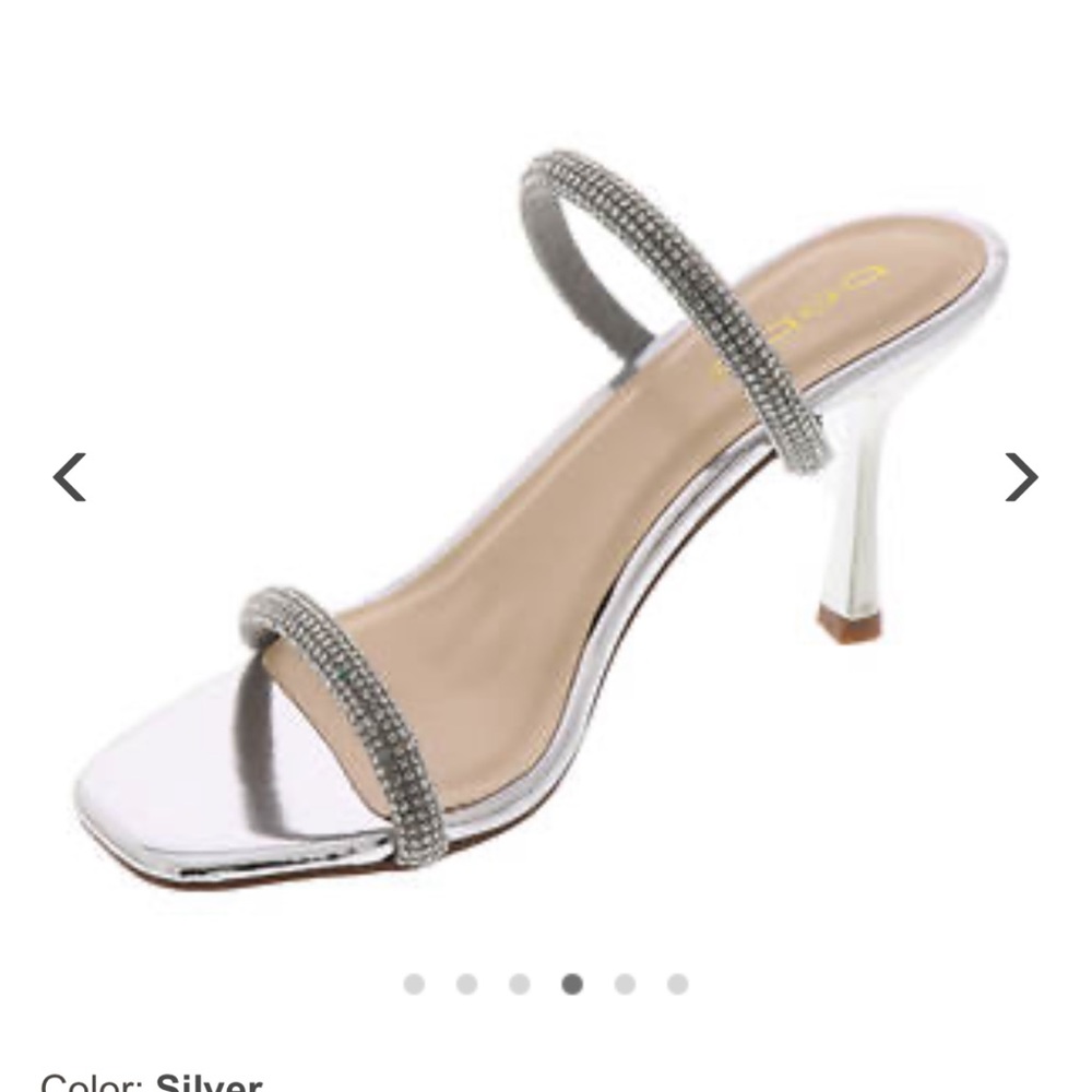 Bebe CAMILAH HEELS in silver